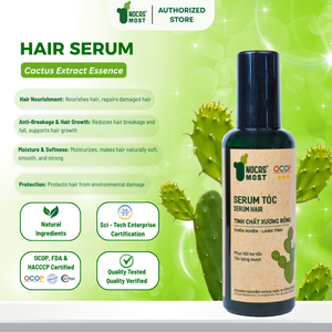 Nocas Most, Suero Líquido Transparente Nutritivo para el Crecimiento del Cabello, 100 ml, Efecto de Peinado Natural, Para Todo Tipo de Cabello, Fórmula Ligera y No Grasa - Product Image 5