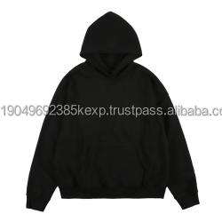 Sudadera con Capucha Holgada de Moda para Hombre con Logotipo y Diseño Personalizados, Teñida Lisa, 100% Algodón, Gruesa y Extra Grande para la Temporada de Invierno - Product Image 5
