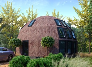 ชุดโครงสร้างโดมทรงกลมขนาด 33 ฟุต รุ่น MOON HOUSE บ้านสำเร็จรูปไม้พื้นที่ 986 ตารางฟุต + จัดส่งฟรี - Product Image 3