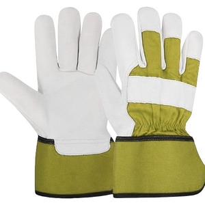 Guantes de Seguridad JNM SAFETY de Primera Calidad, Fabricados en Canadá, Resistentes, de Cuero Vacuno, Antiestáticos e Impermeables para Trabajos con Pantallas - Product Image 2