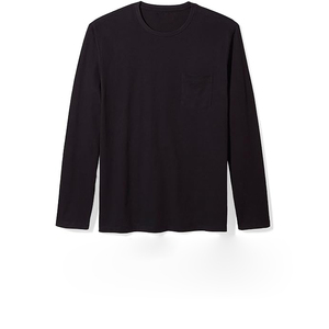 T-shirts à manches longues pour hommes 2026, 100 % coton, col rond, manches complètes, vert, prix de gros, T-shirts et sweat-shirts - Product Image 4