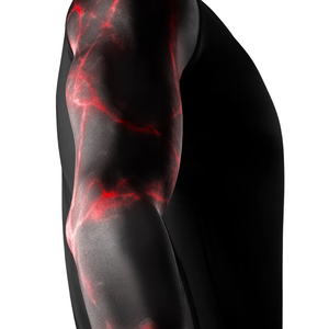 T-shirt de compression pour homme à manches courtes, coupe ajustée, couche de base, directement de l'usine OEM - Product Image 3