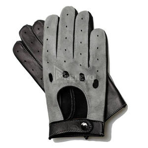 Guantes de Motociclismo de Cuero Genuino con Protección para Pantalla Táctil, de Dedo Completo, a Bajo Precio - Product Image 1