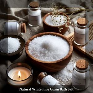 Sal de Baño Natural Blanca de Grano Fino, Ecológica, Revitalizante, Mineral, para Terapia de Spa, Relajante, Cristal para Baño Corporal, Bienestar Suave - Product Image 6