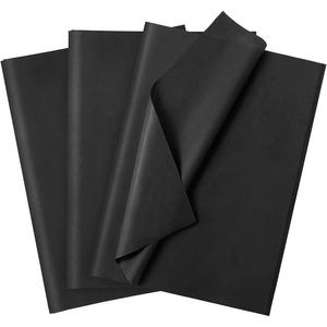 Carta Velina Nera Senza Acidi 20x14 Pollici, Confezione da 140 Fogli per Sacchetti Regalo e Decorazioni per Feste - Product Image 3