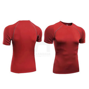 Camiseta de MMA de color sólido, hecha en Pakistán, a precio económico, de alta calidad y cómoda para hombres, de Alexandria Industries - Product Image 4
