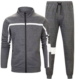 Men's Sporty Tracksuit Set <b>Zip</b> <b>Up</b> <b>Jacket</b> And Pants Athletic Training Running Workout Gym Casual Regular Fit Lightweight - Product Image 5