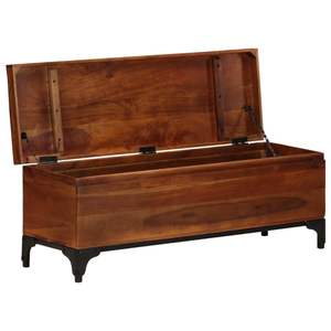 Baúl de Almacenamiento Grande de Madera de Acacia Sólida en Color Café, con Impresionante Capacidad de Almacenamiento - Product Image 2