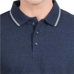 Polos de Hombre de Alta Calidad con Logotipo Personalizado, 100% Algodón, Ropa Deportiva Casual, Moda Urbana, Polos de Marca Sólida, MOQ Bajo - Product Image 5