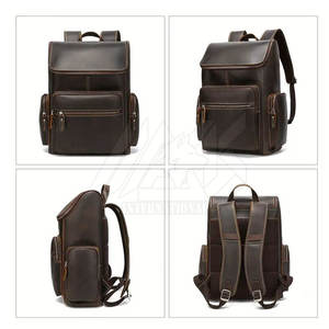 Mochila de Cuero Impermeable a Bajo Precio, Último Diseño, Precio al por Mayor, Mochila de Cuero de Moda - Product Image 5