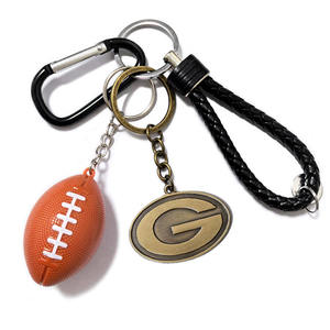 Porte-clés NFL des Steelers, 49ers, Patriots, Chiefs, Niners, badge d'équipe, Super Bowl, porte-clés pour fans de football américain, pendentif pour le jour du match, cadeau - Product Image 3