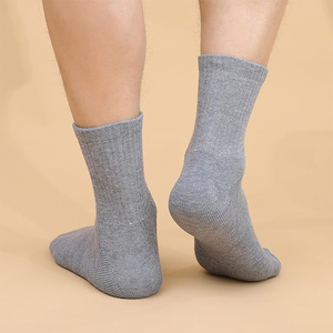 Spandex/<b>Polyester</b>/Cotton Men's Winter Casual Athletic <b>Socks</b> Custom High Quality Anti-Slip Anti-Bacterial Fashion Hosiery <b>Socks</b> - Product Image 5
