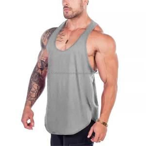 <b>Men's</b> Summer Fitness <b>Muscle</b> Sleeveless Gym Workout Tank <b>Tops</b> Plain Y-Back Shirt Quick Dry Breathable Mesh Knitted Vests Casual - Product Image 5