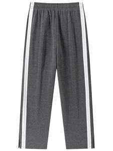 กางเกงจ็อกเกอร์ขายาวทรงตรงบุขนแกะสำหรับผู้ชาย เอวสูง อุ่นสบายสำหรับฤดูหนาว เหมาะสำหรับใส่ลำลองหรือออกกำลังกาย ผลิตจากผ้าฝ้าย 100% เป็นมิตรต่อสิ่งแวดล้อม ผลิตในบังกลาเทศ - Product Image 5