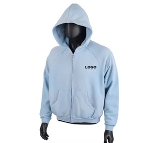 Sweat à capuche unisexe surdimensionné en molleton bouclette épais, coupe courte et carrée, personnalisable OEM, vente en gros pour hommes - Product Image 5