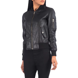 Chaqueta Larga y Delgada Reversible de Cuero Genuino Impermeable para Mujer, Estilo Moderno, Personalizada, Transpirable, con Solapa de Lona, Venta al Por Mayor - Product Image 5