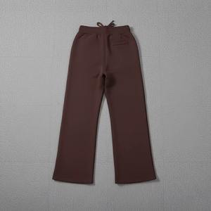 Pantalones Deportivos de Felpa para Mujer con Logotipo Personalizado, Corte Regular, 100% Algodón, Cintura Media, Estilo Hip Hop - Product Image 2