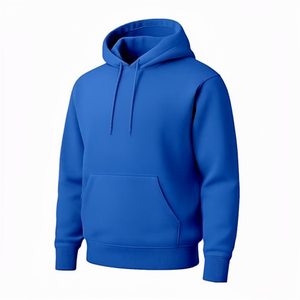เสื้อฮู้ดผู้ชายสีดำ ทรงปกติ ผ้าฝ้ายฟลีซ สไตล์ลำลอง มีกระเป๋าหน้า ใส่ได้ทั้งฤดูใบไม้ร่วงและฤดูหนาว - Product Image 5