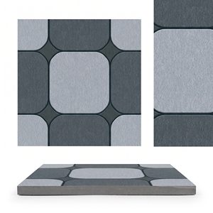 Dalles de stationnement modernes vitrifiées 400x400mm, épaisseur 12mm, couleur 6199, adhésives, robustes, antidérapantes, pour extérieur, entrepôt, atelier - Product Image 3