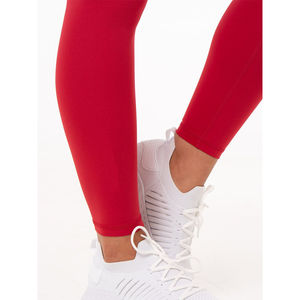 Conjunto de Leggings y Sujetador Deportivo para Mujer, Color Rojo Cereza, OEM, 2 Piezas, Nuevo, Transpirable, con Efecto Push-Up - Product Image 4