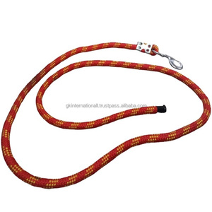 Wholesale Two Tone Cotton Poly Horse Lead Rope with Nickel Plated Brass <b>Snap</b> <b>hook</b> Nylon Lead Rope for Horse - Product Image 5