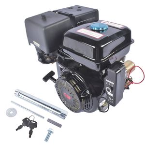 Motore a Benzina 13HP 389cc 4 Tempi con Avviamento Elettrico per Go-Kart, Generatore a Benzina OHV Multiuso con Albero Orizzontale - Product Image 2