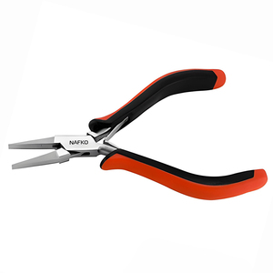 Best Jewelry <b>Craft</b> Equipment Stainless Steel Ergo Flat Nose Pliers Jewelry Making Tools Beading <b>Wire</b> Wrapping Accessories - Product Image 1