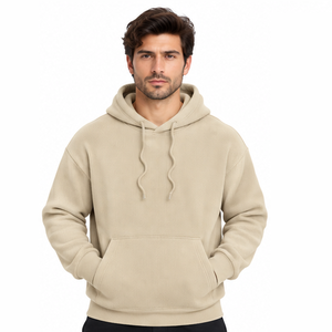 Sweat-shirt à capuche en maille gaufrée pour homme, pull décontracté haut de gamme, sweat-shirt streetwear à manches longues personnalisé, fournisseur de vêtements en gros - Product Image 1