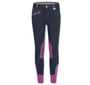 กางเกงขี่ม้าสำหรับผู้หญิง ดีไซน์เอวสูง พิมพ์ลายซิลิโคนเต็มตัว ผ้าสเตรช ยืดหยุ่นได้ - Product Image 1