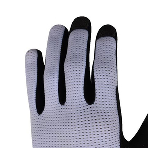 Guantes de equitación personalizados de cuero unisex, transpirables, impermeables, de secado rápido y antidesgarro para verano - Product Image 6