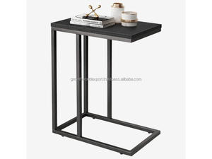 Mesa de Centro Redonda Negra Premium, Mueble Decorativo Elegante para Sala de Estar, Mesa de Pedestal de Diseño Moderno - Product Image 5