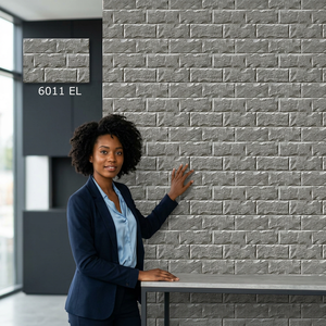 Carreaux muraux en céramique gaufrée de qualité supérieure pour l'extérieur des supermarchés, finition mate, 250x375mm - Product Image 2