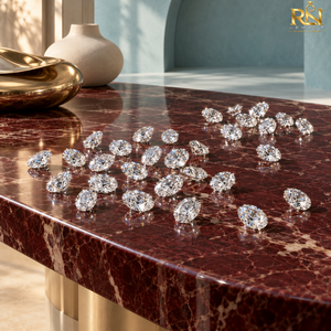 Diamant ovale de 5 carats de qualité supérieure, cultivé en laboratoire, couleur DEF, CVD HPHT |   Pierre précieuse calibrée de qualité supérieure avec options de tailles personnalisées - Product Image 1