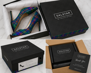 Wholesale Women's Scottish Tartan Plaid Stiletto <b>Heels</b> – Custom Designer High <b>Heel</b> Shoes - Product Image 6