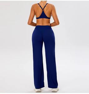 Soutien-gorge de sport pour femme, personnalisé, antichoc, à maintien élevé, avec bretelles réglables, en Spandex/Nylon, pour la course, le fitness et le yoga, vente en gros - Product Image 4