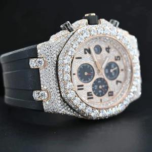 Reloj de Acero Inoxidable de Primera Calidad con Bisel de Diamantes VVS para Uso Diario de Lujo Disponible a Buen Precio - Product Image 5