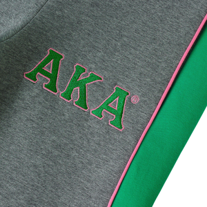 กางเกงวอร์ม AKA Air Tech Fleece สำหรับผู้หญิง สีเทาเขียว กางเกงจ็อกเกอร์สำหรับออกกำลังกาย เนื้อผ้านุ่ม สวมใส่สบาย สีเทาเขียว - Product Image 6