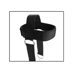 Harnais de musculation robuste sur mesure, en nylon renforcé d'acier, avec chaîne en acier, réglable - Product Image 6