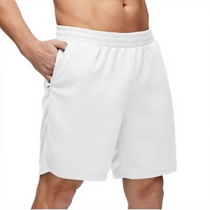 Men's Elastic Waist Sporty Knitted Canvas Eco-Friendly Digital Printed Shorts - Product Image 4