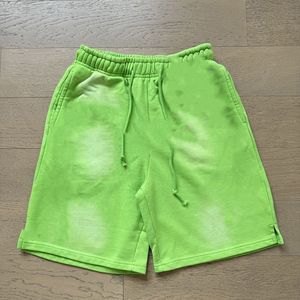 Shorts Cargo en Coton pour Homme, Style Streetwear Vintage Décontracté, Respirant, Non-tissé, Taille Haute avec Cordon de Serrage, Couleur Unie, Logo Personnalisé, Délavé à l'Acide - Product Image 6