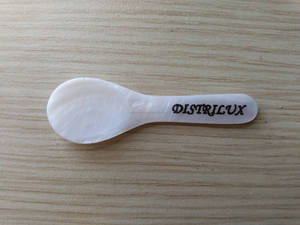 Cuillère en nacre naturelle de perles, pour dégustation du vinaigre, cuillère en coquille naturelle de corée du sud 2021 - Product Image 2