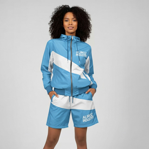 Nouvelle conception, survêtements coupe-vent légers de couleur unie, séchage rapide, nylon / polyester, survêtement coupe-vent de haute qualité - Product Image 6