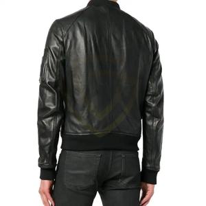 Chaquetas de Cuero para Hombre, Nuevo Estilo / Moda de Invierno, Chaqueta de Cuero de Invierno de Diseño Personalizado para Hombre - Product Image 4