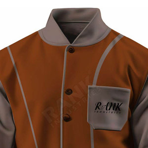 Chaqueta de Invierno Personalizada al por Mayor para Hombre, Chaqueta Letterman de Alta Calidad con Cuello Alto, MOQ Bajo - Product Image 3
