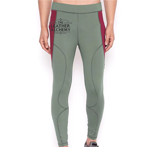 <b>Men's</b> Fitness <b>Compression</b> <b>Tights</b> Athletic Running Gym Workout High Waist Stretch Breathable Quick Dry Performance Leggings - Product Image 1