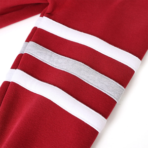 Cardigan universitaire décontracté d'hiver Alabama A&M marron à col en V, boutonné sur le devant, en tricot avec bordure à rayures blanches, style classique universitaire pour superposition - Product Image 4