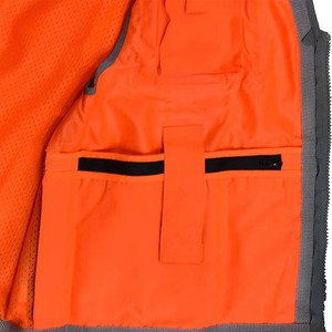 Chaleco de seguridad reflectante con cierre ajustable y tela de alta visibilidad para uso diario en exteriores - Product Image 5