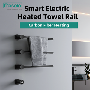 Frascio Five Smart Electric <span class=keywords><strong>Toallero</strong></span> Safety 304 Cepillo de acero inoxidable Oro Impermeable <span class=keywords><strong>Baño</strong></span> <span class=keywords><strong>Toallero</strong></span> eléctrico - Product Image 3