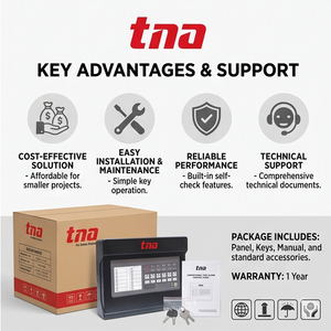 Panel de Control de Alarma Contra Incendios Convencional Tanda TXC7004 de 4 Zonas, AC220V, IP30, Compatible con Detectores de Humo y Calor - Product Image 6