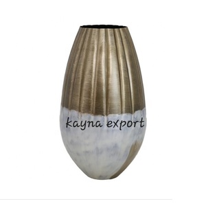 Design personalizzato decorazione di nozze smalto in metallo finito secchio di <span class=keywords><strong>fiori</strong></span> <span class=keywords><strong>vaso</strong></span> di tendenza per la casa tavolo <span class=keywords><strong>da</strong></span> pranzo - Product Image 3